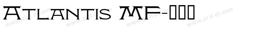 Atlantis MF字体转换